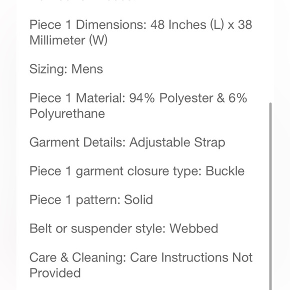 Men’s Teal Brushed Nickel Belt by Original Use - Picture 5 of 7